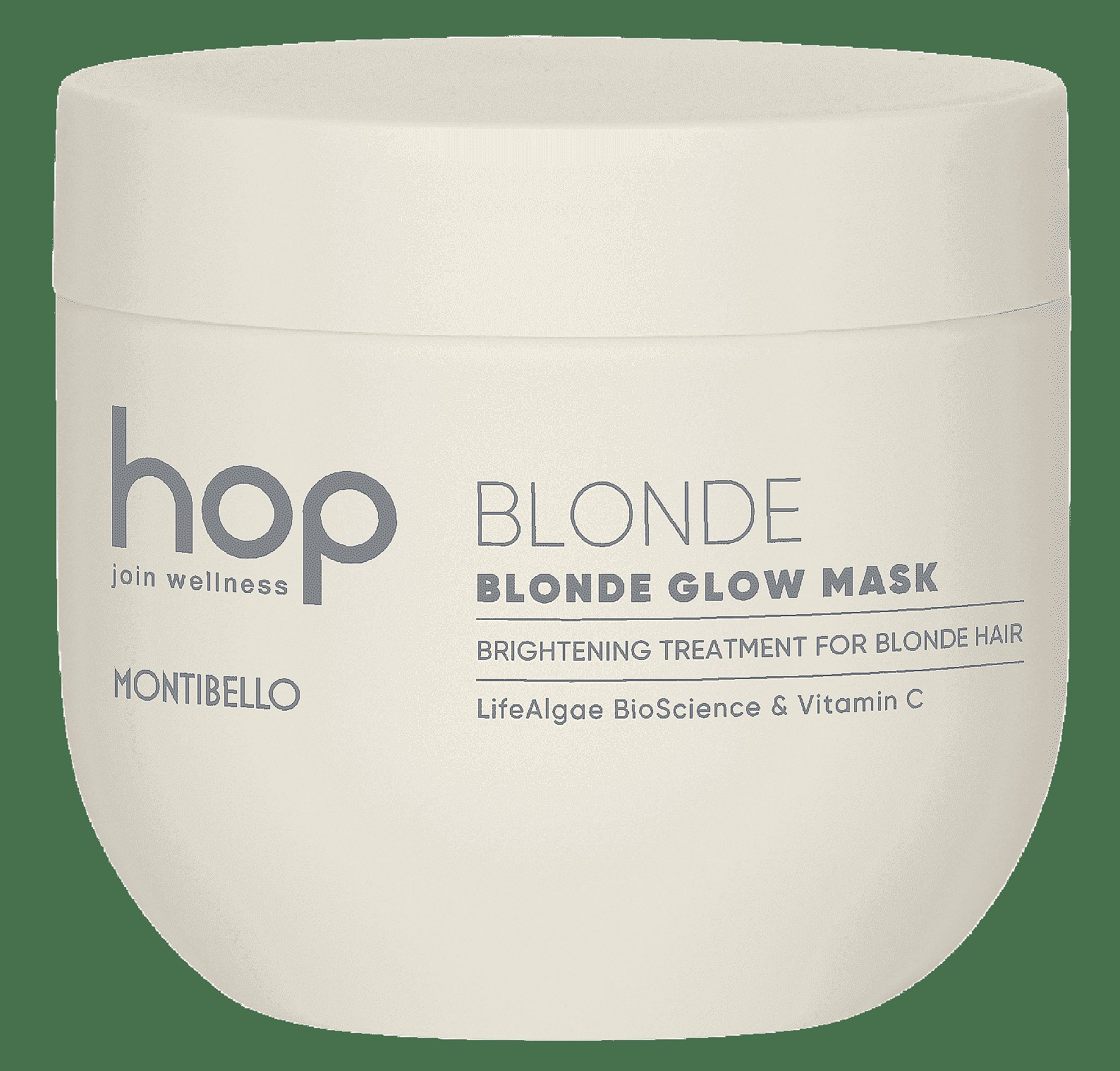 Озаряваща маска за руса коса Montibello Hop Blonde Glow Mask 500ml в козметично студио с професионални услуги по козметика, маникюр, прически, фризьор, подстрижки и декорация.